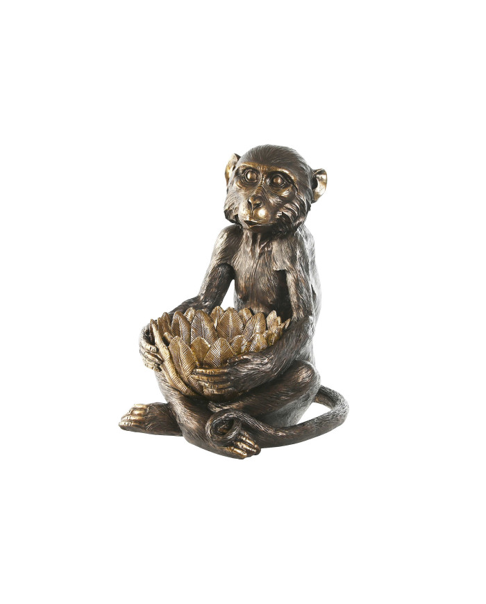 FIGURA RESINA 40X37X50 MONO MARRON