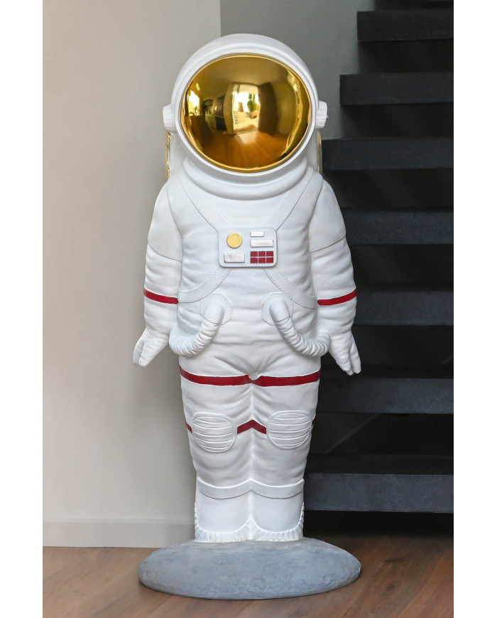 FIGURA RESINA 52,5X60X124 ASTRONAUTA BLANCO