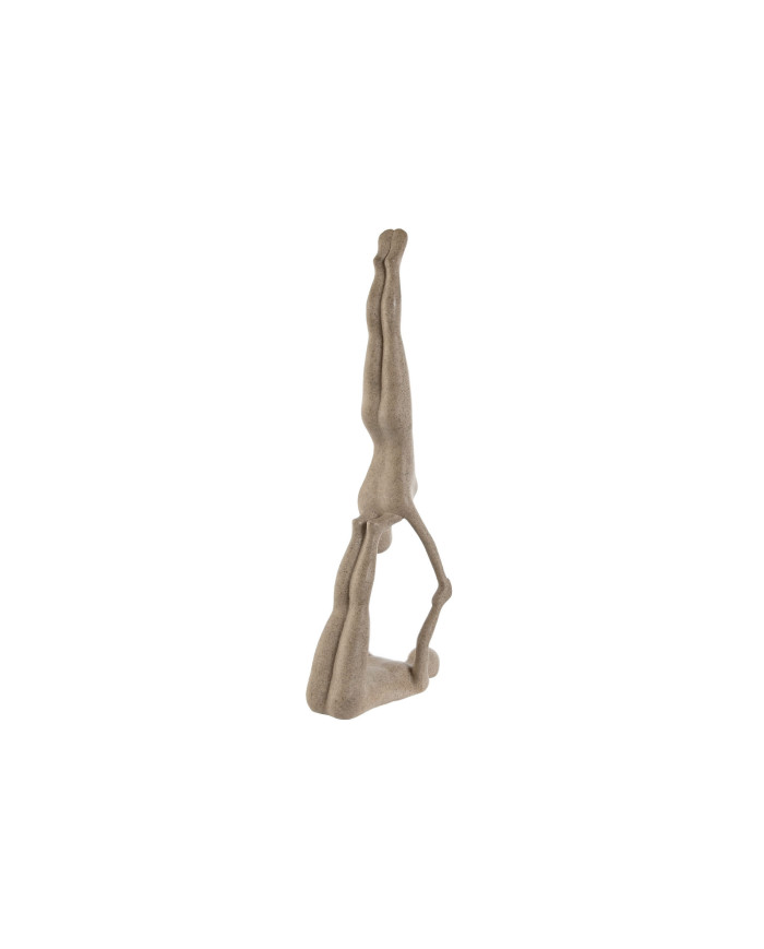 FIGURA RESINA 29,5X8X28 YOGA BEIGE