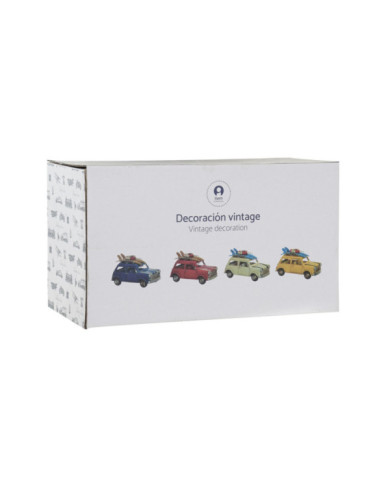VEHICULO DECORACION METAL 25X12,5X14 4 SURT.