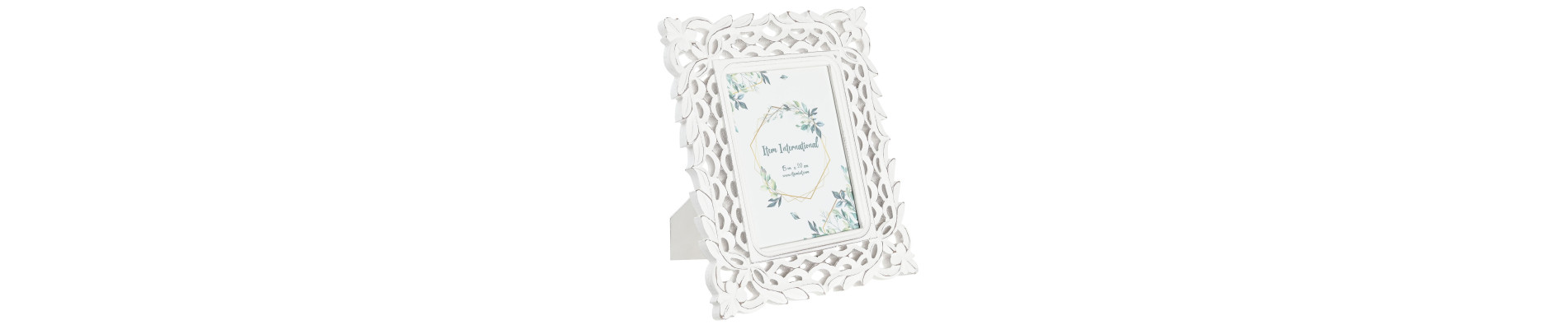MARCO FOTO 15X20 MDF CRISTAL 27X2X32 BLANCO