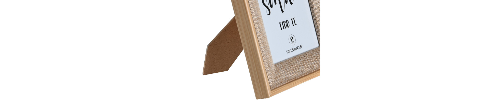 MARCO FOTO 10X15 MDF CRISTAL 14,5X2X19,5 NATURAL