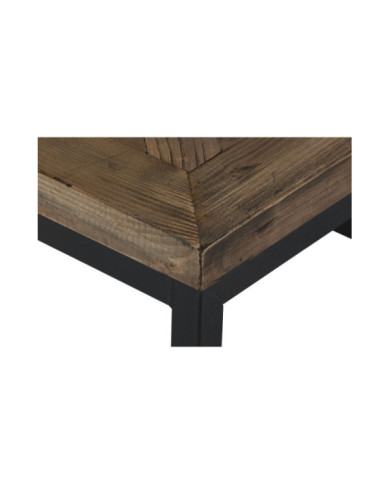 MESA CENTRO MADERA METAL 125X64,5X42 NATURAL