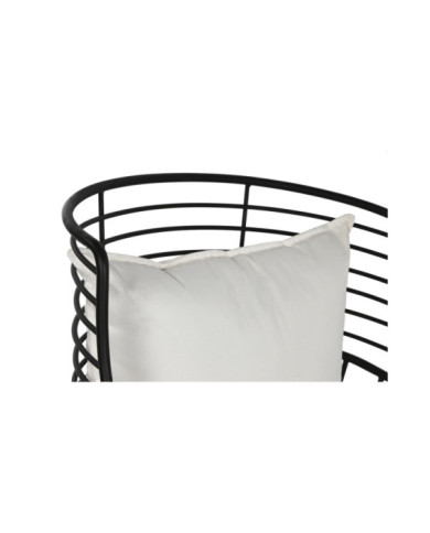 BUTACA METAL POLIESTER 70X60X80 NEGRO