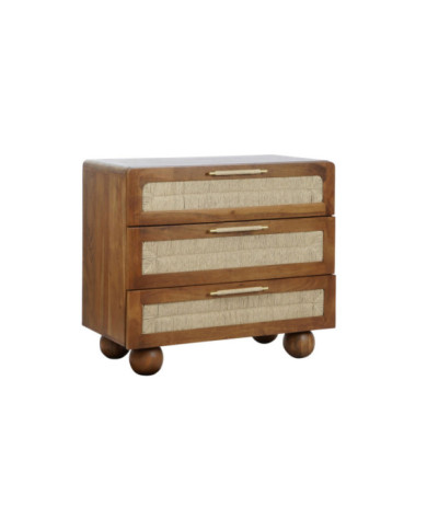 COMODA ACACIA RATAN 90X45X90 TRENZADO