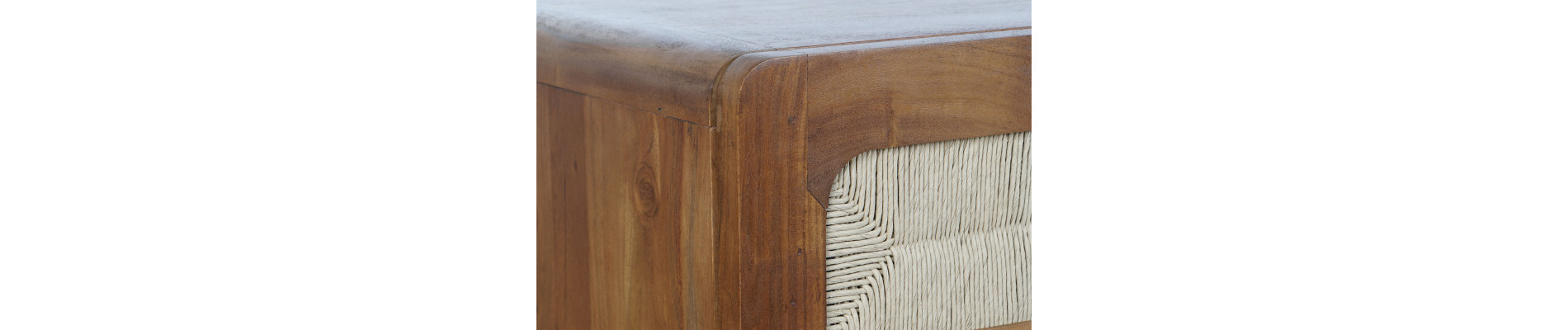 COMODA ACACIA RATAN 90X45X90 TRENZADO