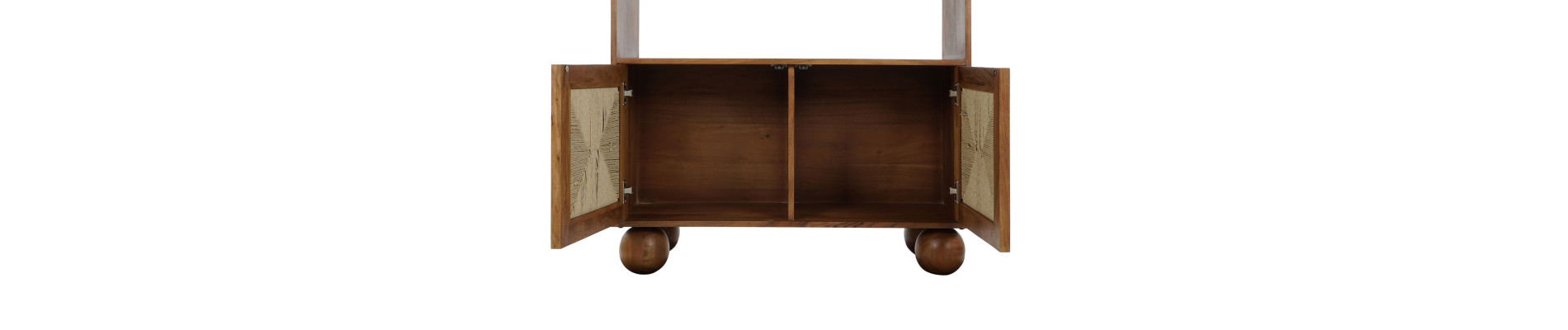 ESTANTERIA ACACIA RATAN 90X40X181 TRENZADO