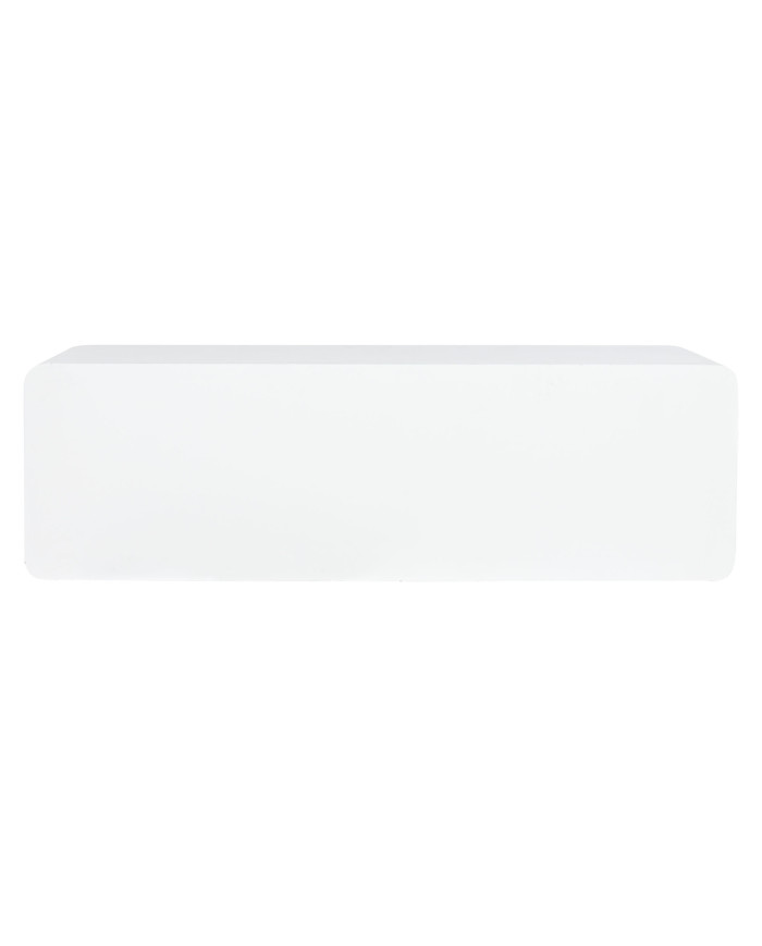 MUEBLE TV ABETO MDF 160X40X50 RUGOSO BLANCO