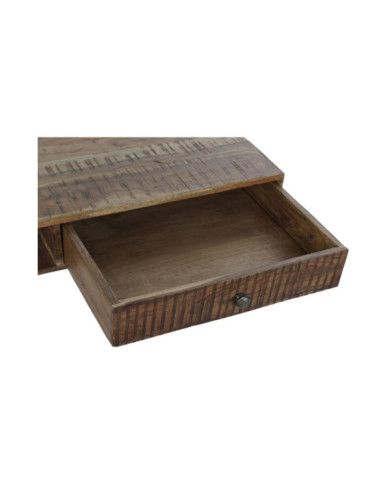 MESA CENTRO MANGO METAL 118X65X45 MARRON