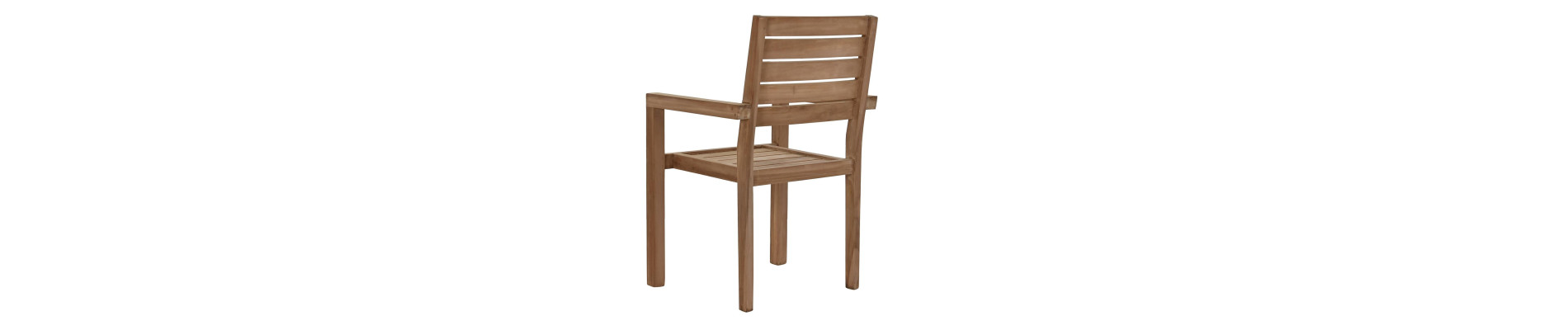 SILLA TECA 58X48X91 APILABLE NATURAL MARRON