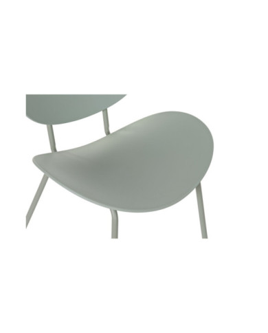 SILLA PP METAL 50X55X79,5 MATE VERDE MENTA