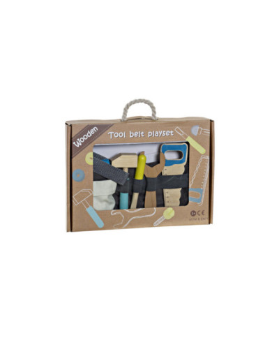 JUEGO MADERA TELA 31,5X4,5X22 HERRAMIENTAS