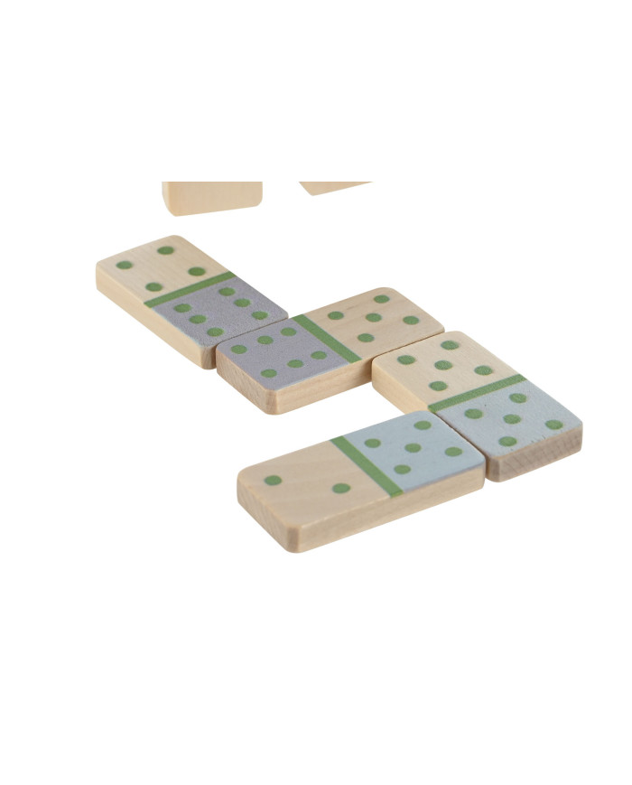 JUEGO DE MESA MADERA 19X6,5X4 DOMINO MULTICOLOR
