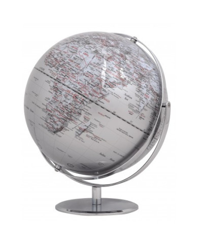 GLOBO TERRESTRE EMFORM Ø 30 CMS. JURI SILVER