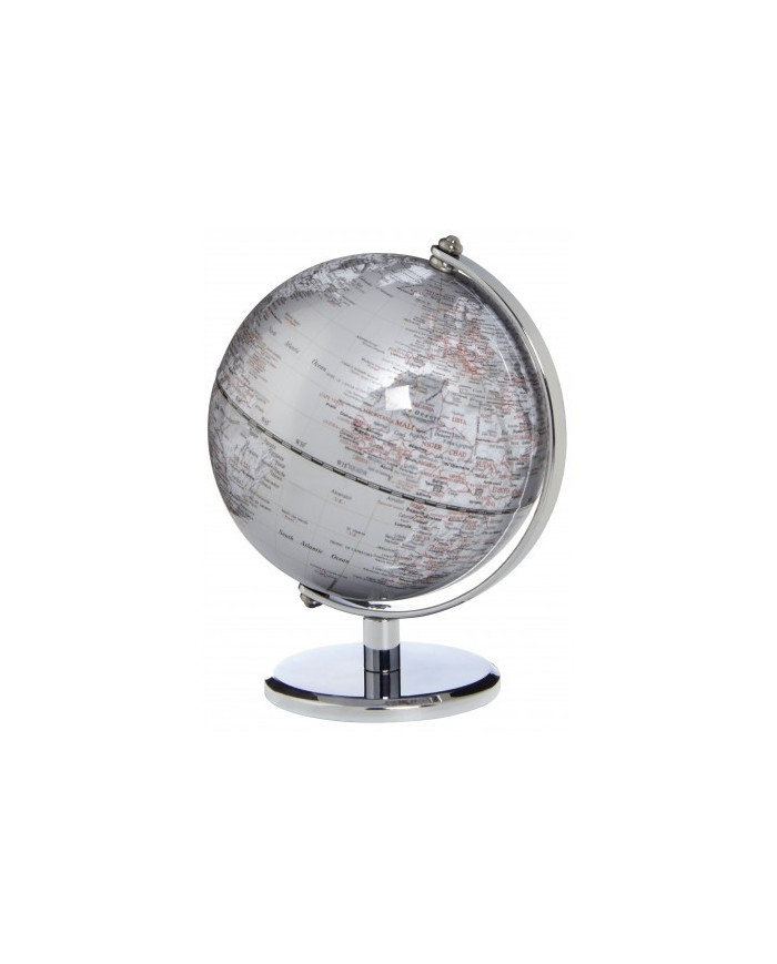 MINI GLOBO TERRESTRE EMFORM Ø 13 CMS.  GAGARIN SILVER