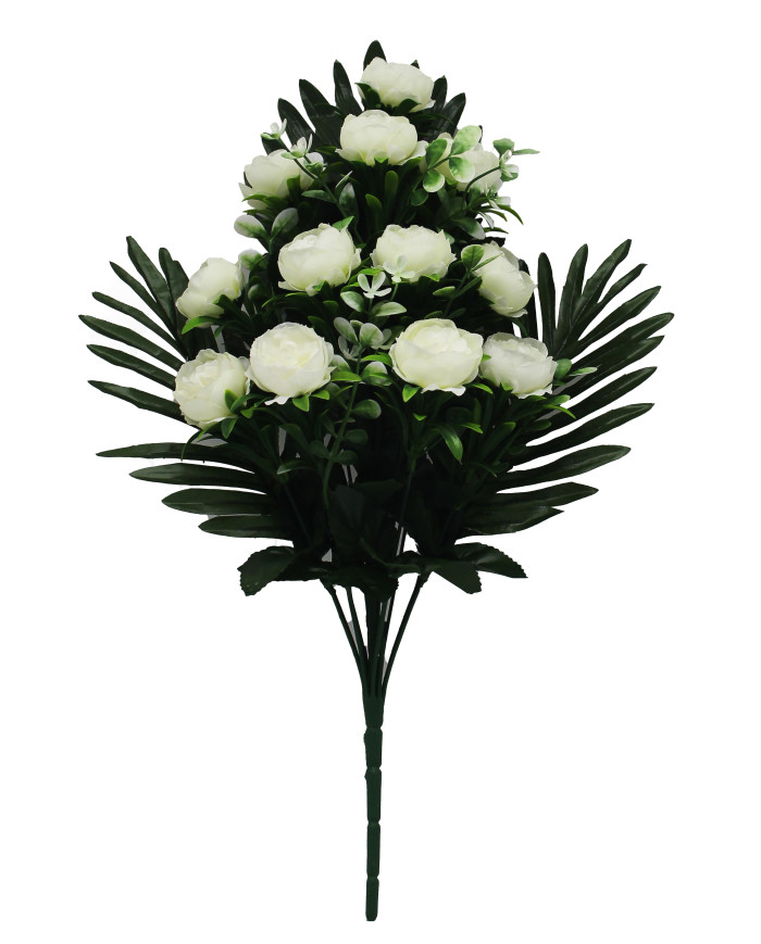 RAMO PALMA CAPULLOS 59CM BLANCO GRANDE&