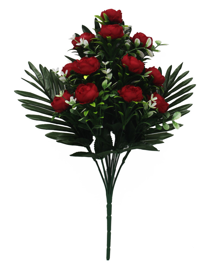 RAMO PALMA CAPULLOS 59CM ROJO GRANDE&