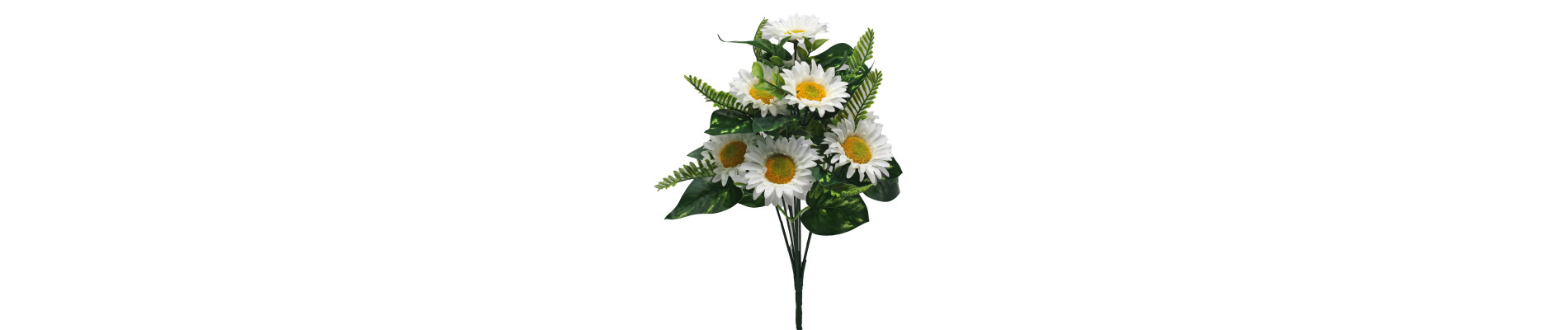 RAMO GERBERAS X9 BLANCO&