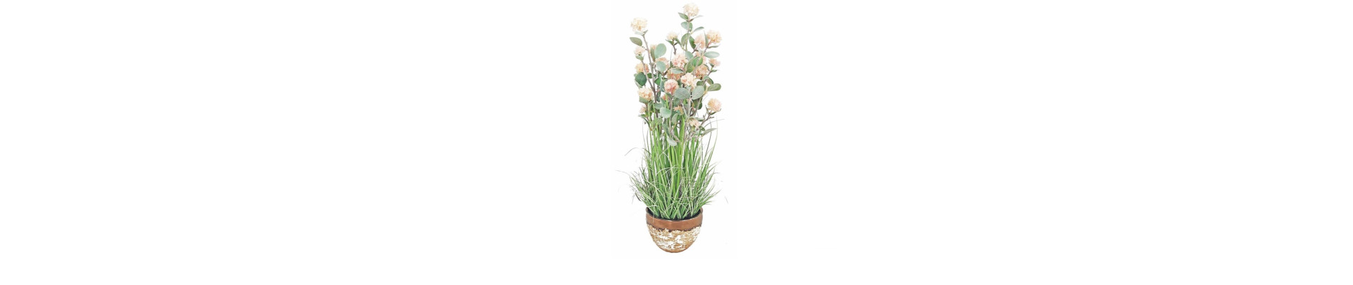 PLANTA ARTIFICIAL CANNA NARANJA 90 CM