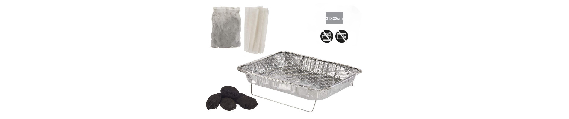 BARBACOA DESECHABLE 42CM