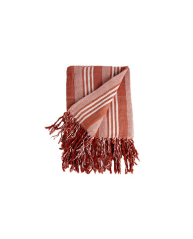MULTIUSOS RAYAS TEJA 235X205CM