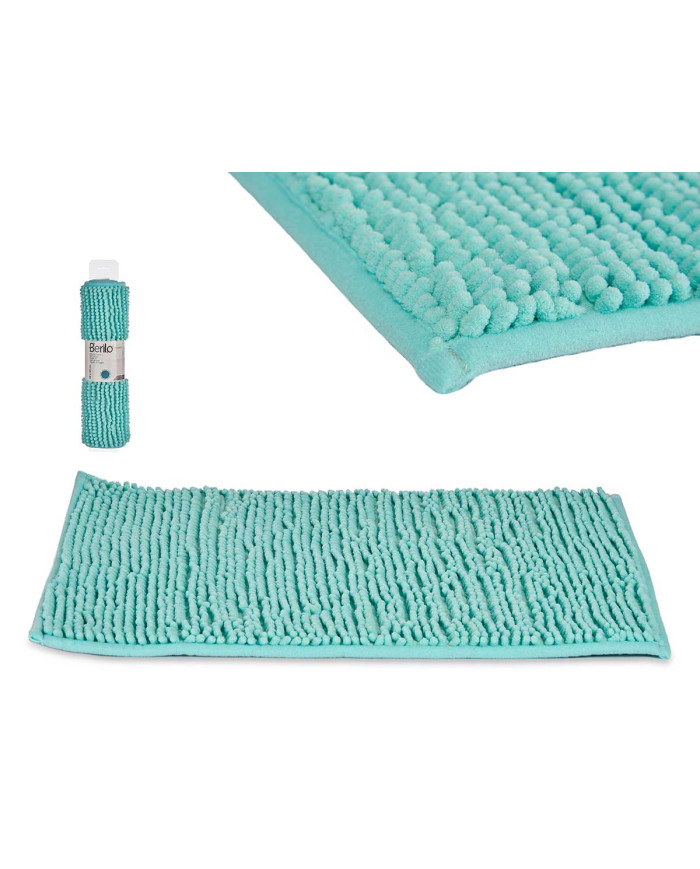 ALFOMBRA BAÑO JADE AZUL 40X60CM