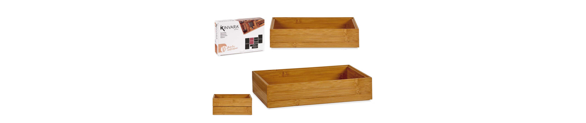 ORGANIZADOR BAMBU APILABLE 30X15CM