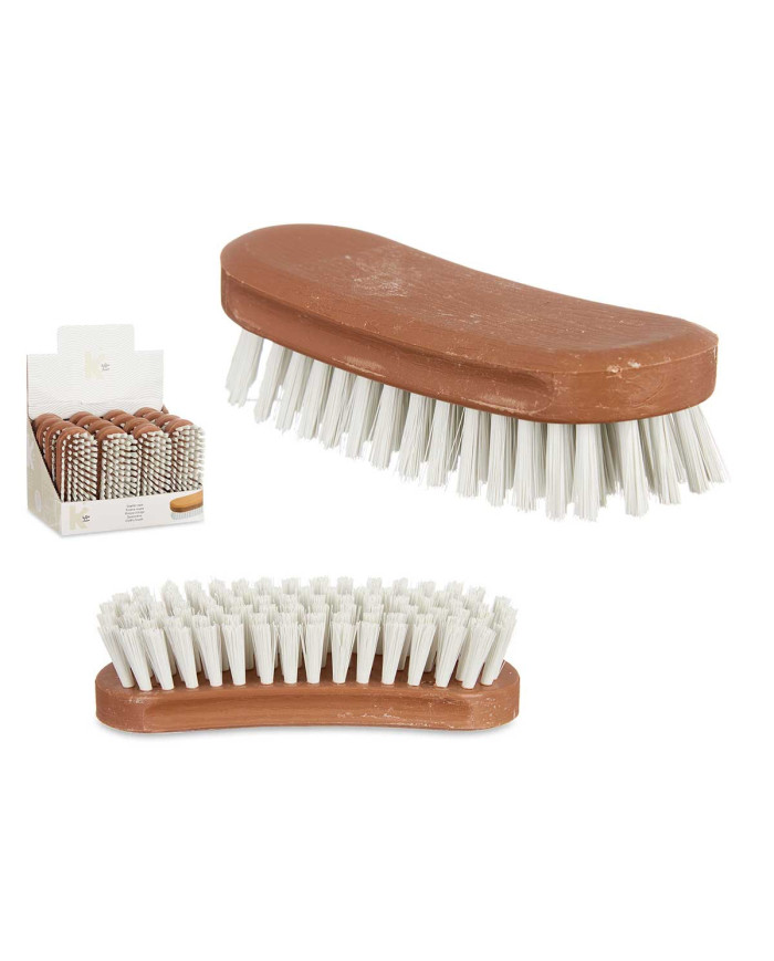 CEPILLO PLASTICO ROPA BLANCO MEDIANO
