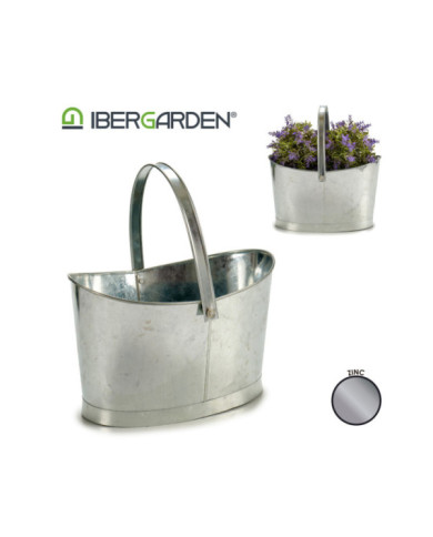 CESTA OVAL CON ASA ZINC