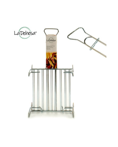 PARRILLA DOBLE ZINCADA 25 X 25 CM