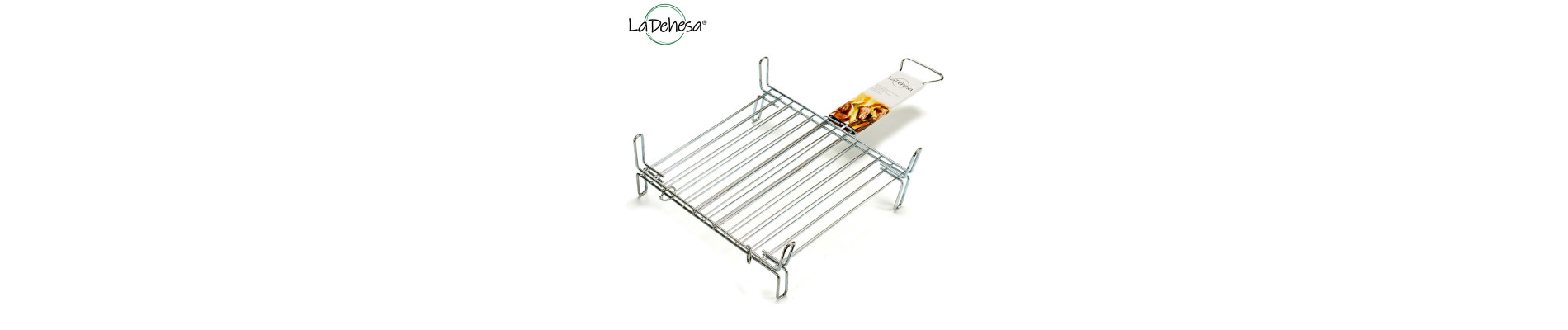 PARRILLA DOBLE ZINCADA 35 X 35 CM