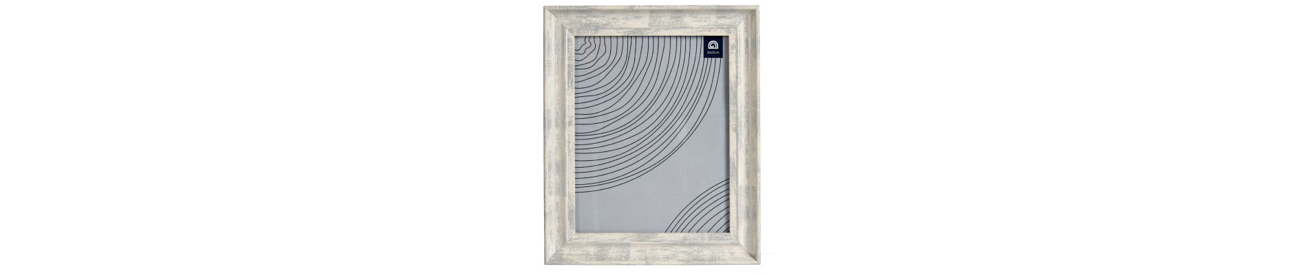 PORTAFOTOS EFECTO MADERA PLATA 20X25CM