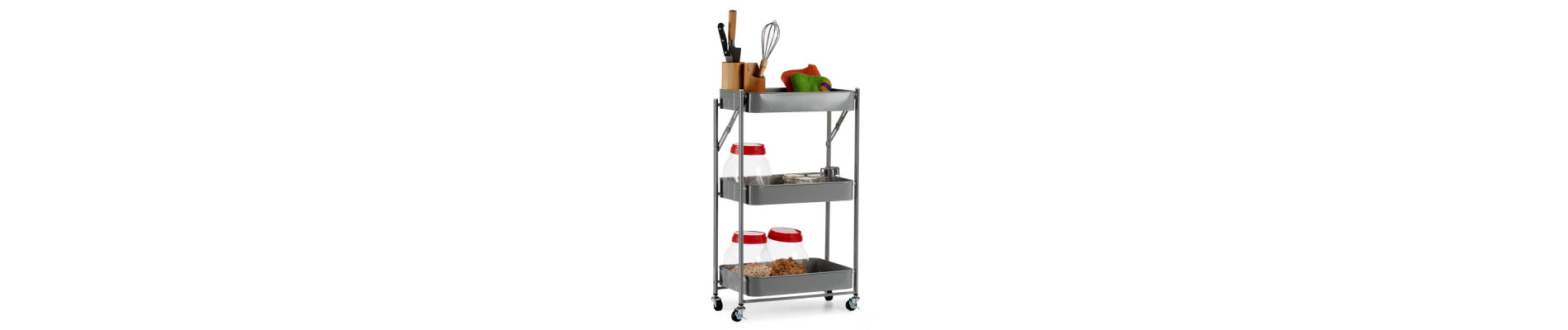 CARRO 3 ALTURAS PLEGABLE GRIS