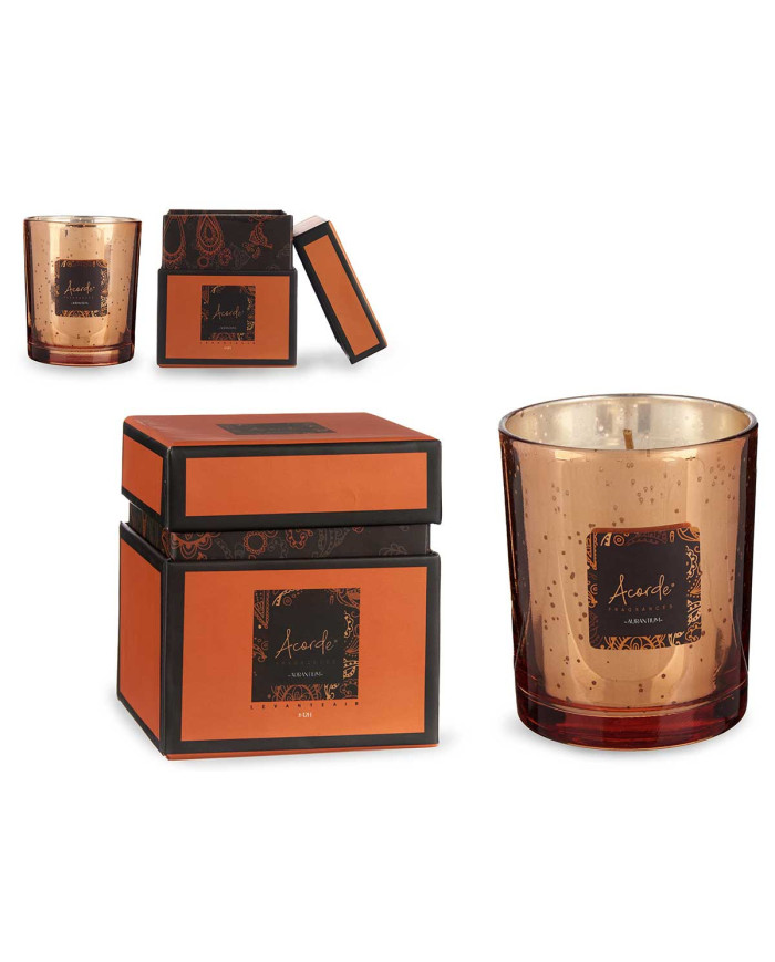 VELA AURANTIUM CON CAJA NARANJA CANELA