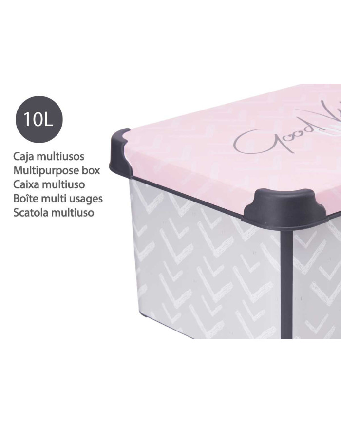 CAJA PLASTICO  10L VIBES