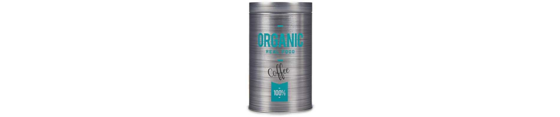 BOTE HOJALATA REDONDO ORGANIC CAFE