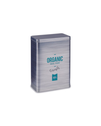 BOTE HOJALATA RECTANGULAR ORGANIC CEREALES