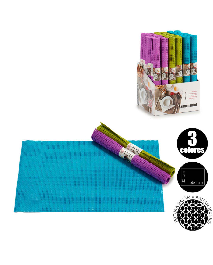 SALVAMANTEL 30X45 RATAN SURT 3 COL VIVOS