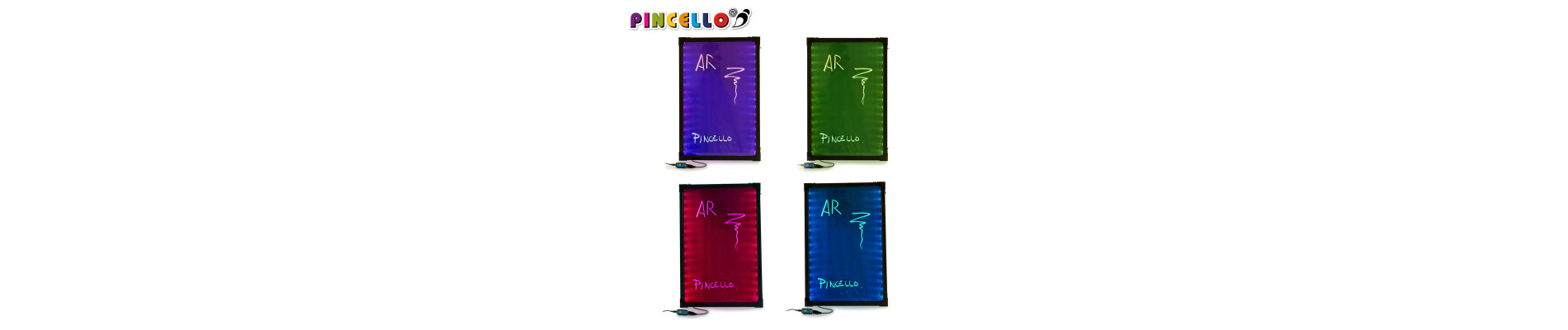 PIZARRA LUMINOSA LED NEGRA COLGAR 40X60