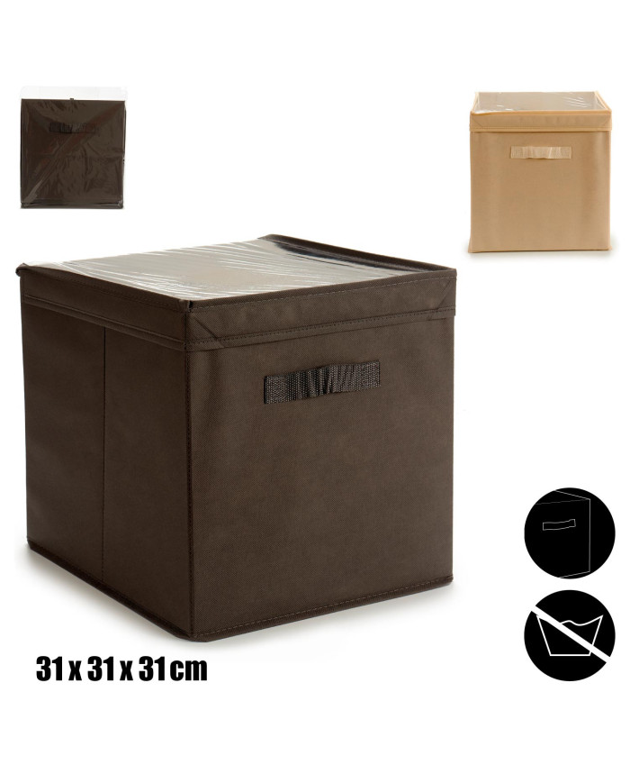 CAJA PLEGABLE TNT 31X31X31 CM SURT 3 COL