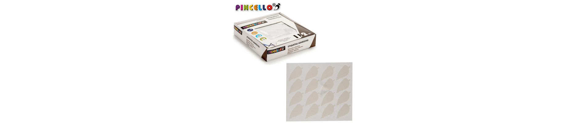 ETIQUETAS ADHESIVAS 22X49MM HOJAS 7 PAGS