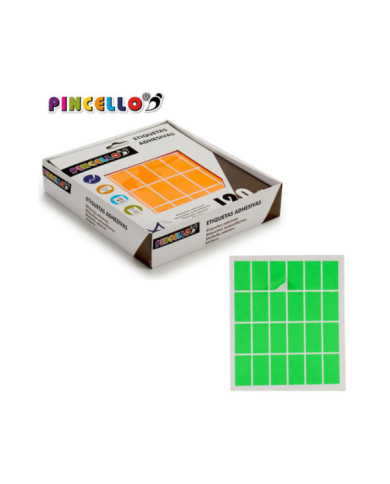 ETIQUETAS ADHESIVAS 20X37MM RECT S4 5PAG