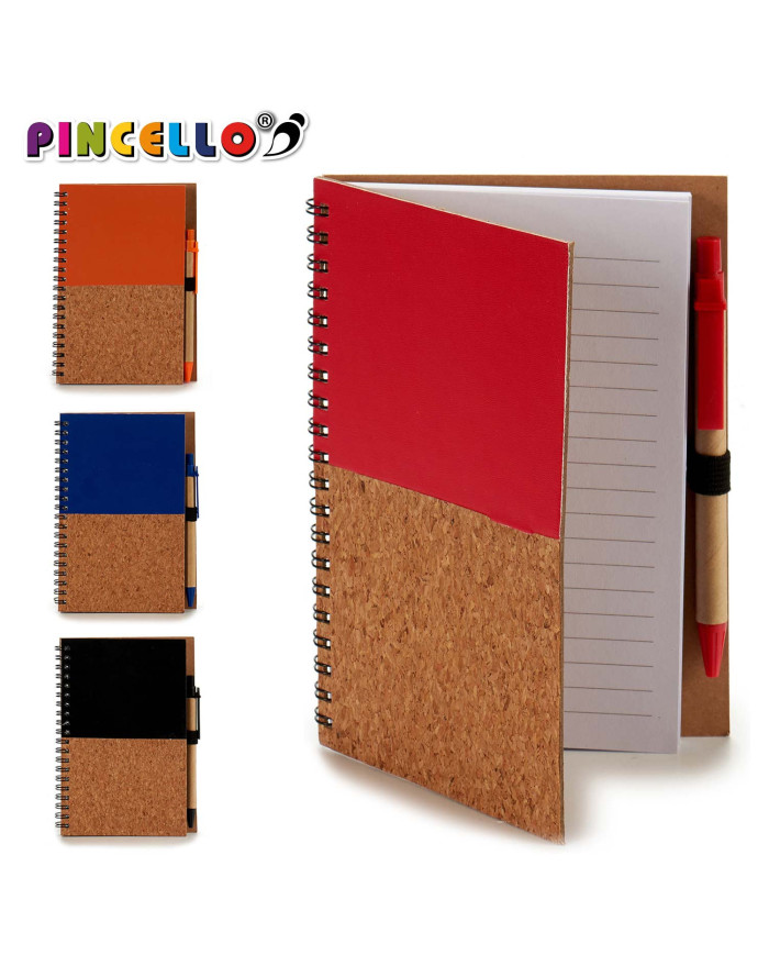 LIBRETA 12,5X18CM TAPA MADERA S4 140 PAG