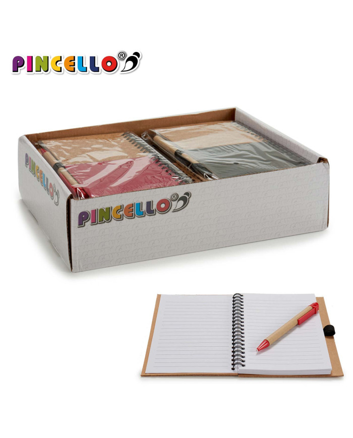 LIBRETA 12,5X18CM TAPA MADERA S4 140 PAG