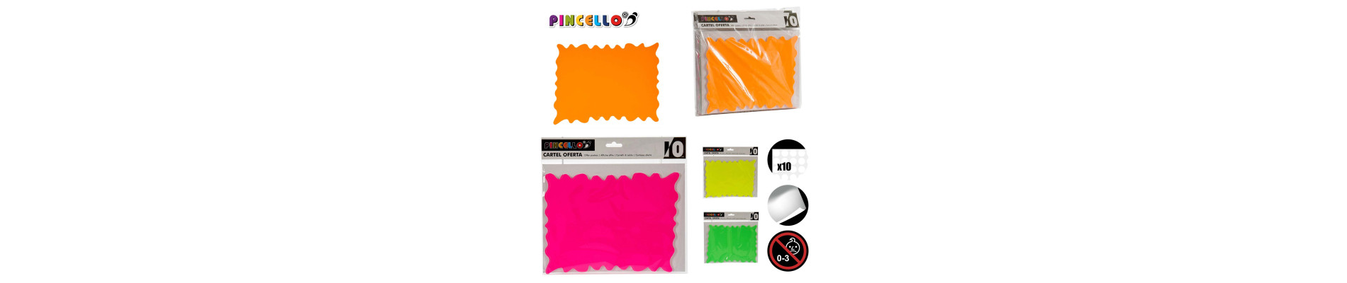 CARTEL OFERTA 10 PIEZAS CUADRADO S4 COL