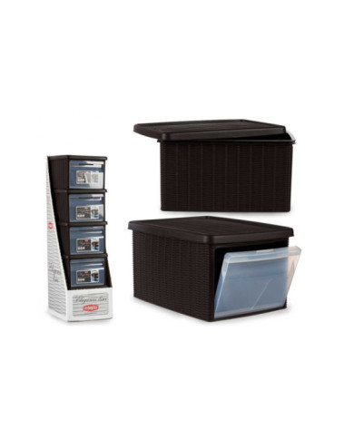 CAJA ELEGANCE ABIERTA GR CHOCOLATE 15L