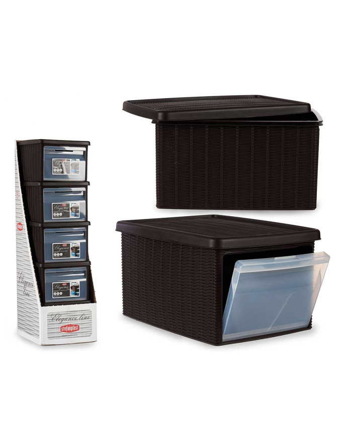 CAJA ELEGANCE ABIERTA GR CHOCOLATE 15L