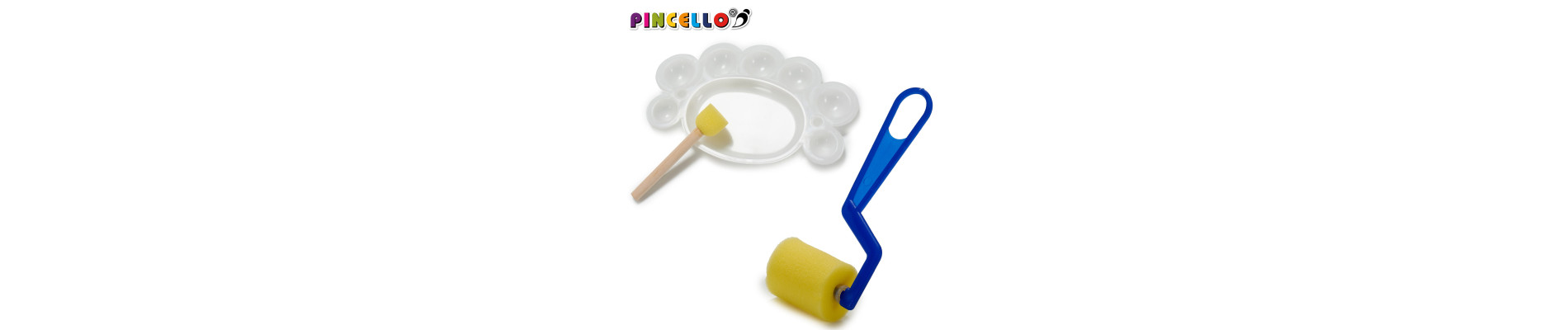 SET RODILLO ESPONJA CON SELLO Y PALETA