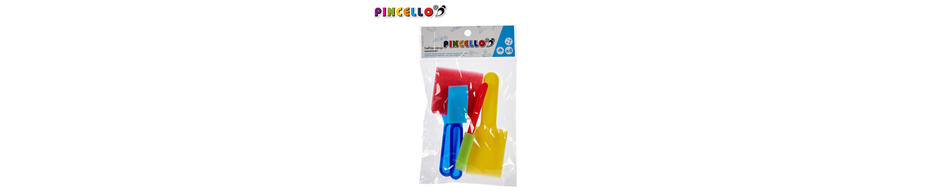 JUEGO 4 ESTAPULAS ESPONJA MANUALIDADES