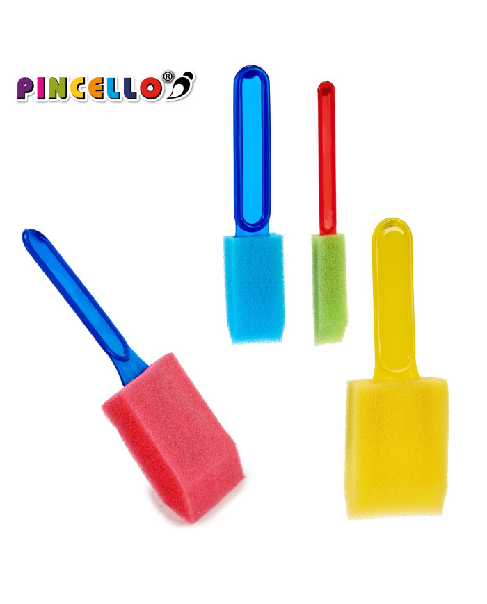 JUEGO 4 ESTAPULAS ESPONJA MANUALIDADES